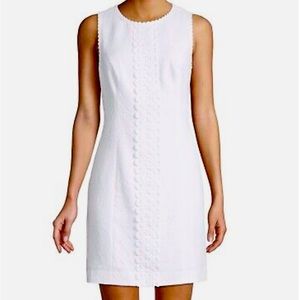 Lilly Pulitzer Mila Stretch Shift White Turtle Pucker